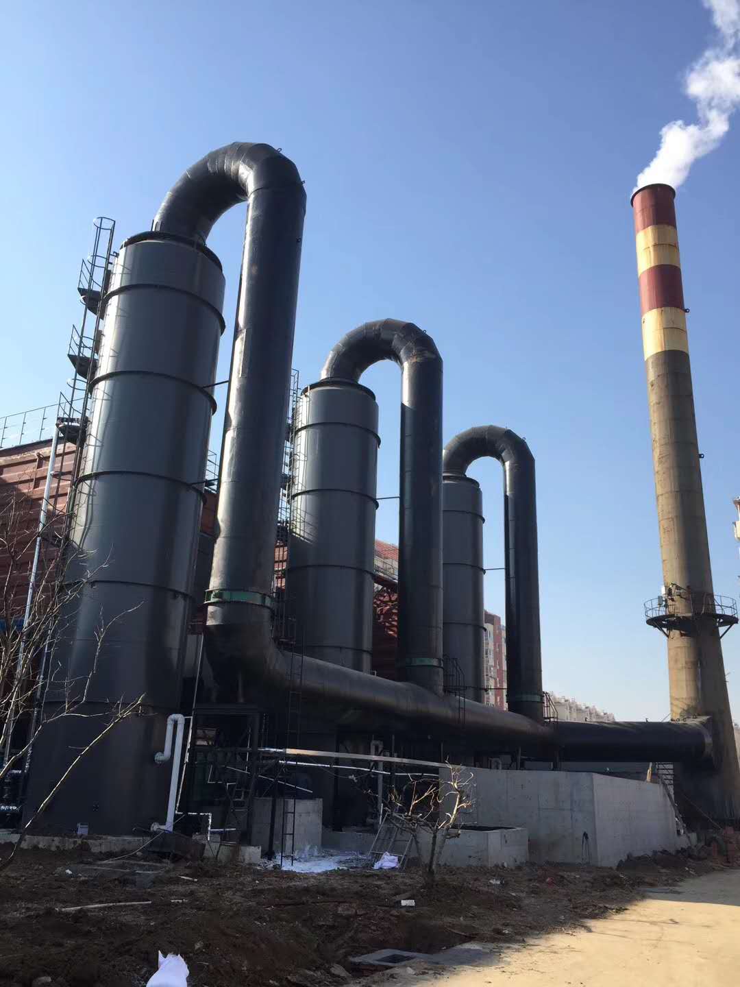 西安3臺20T鍋爐脫硫除塵設備