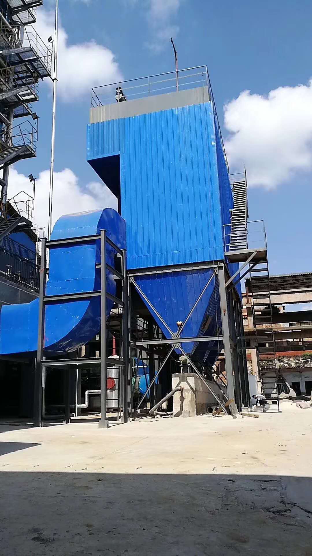 除塵：35T鍋爐布袋除塵器